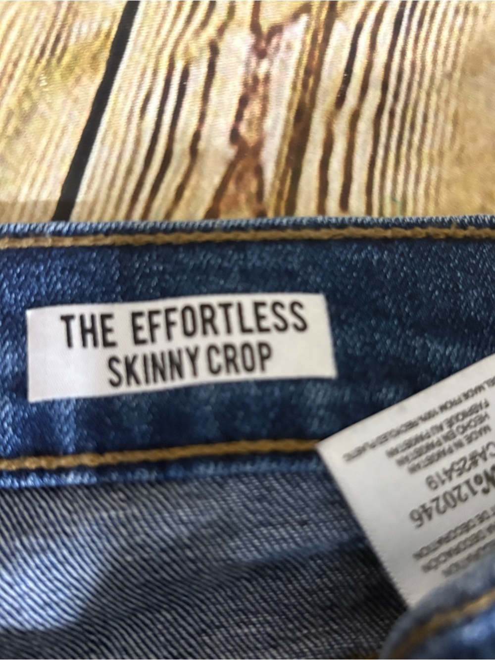 Kensie Jeans Women’s 10 Blue The Effortless Skinny Crop - Picture 8 of 10